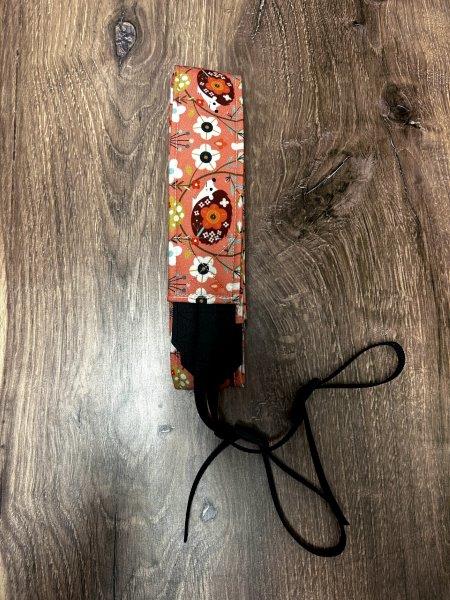 Hedgehog Adjustable Handmade Fabric Camera Strap - DSLR Strap - Photography Accessories - Woodland - Animal - Floral