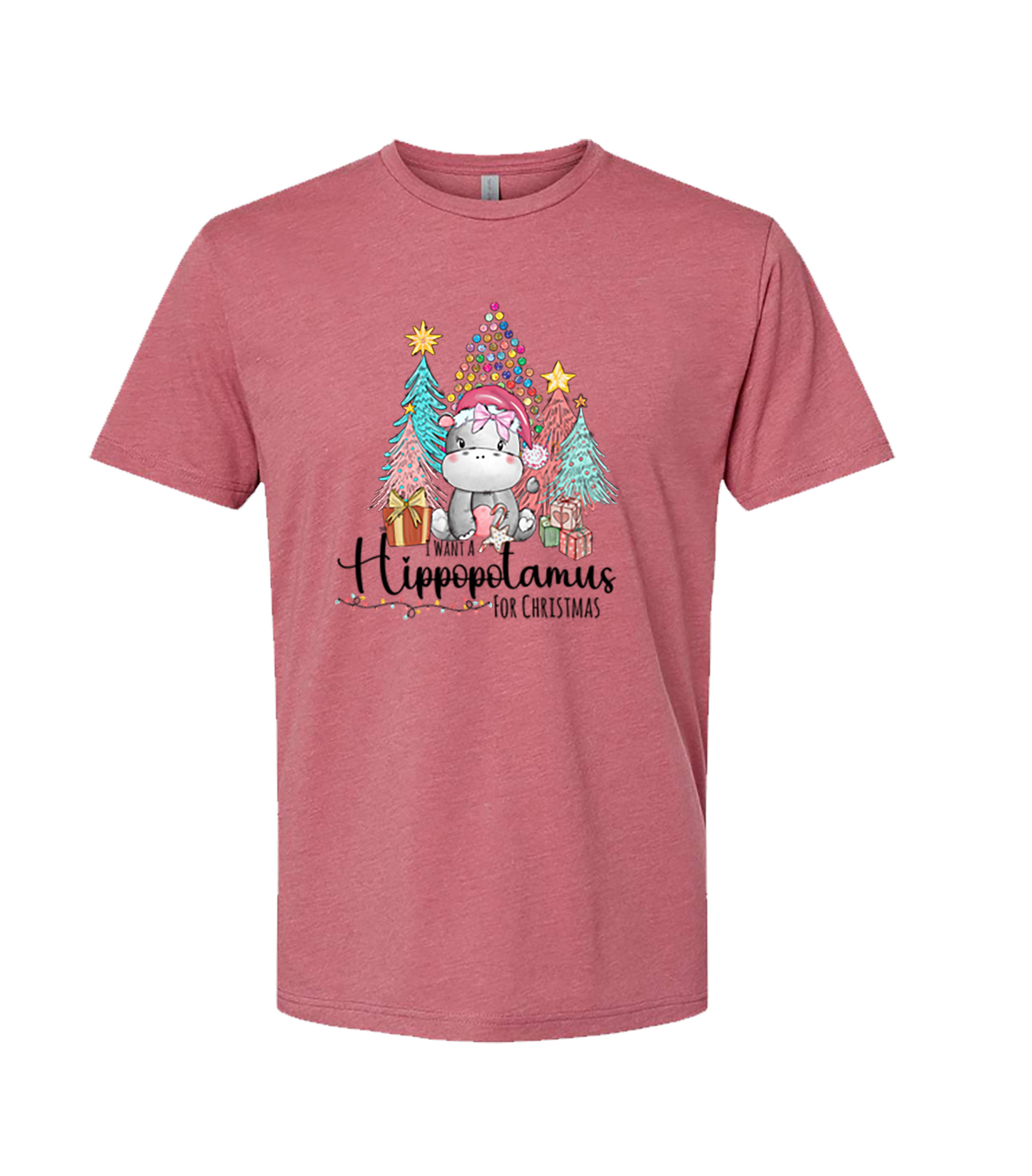 I Want a Hippopotamus for Christmas Unisex T-Shirt