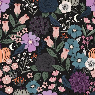 Dashwood Studio - Spellbound - Haughting Floral - DASPEL2450 - Cotton Fabric