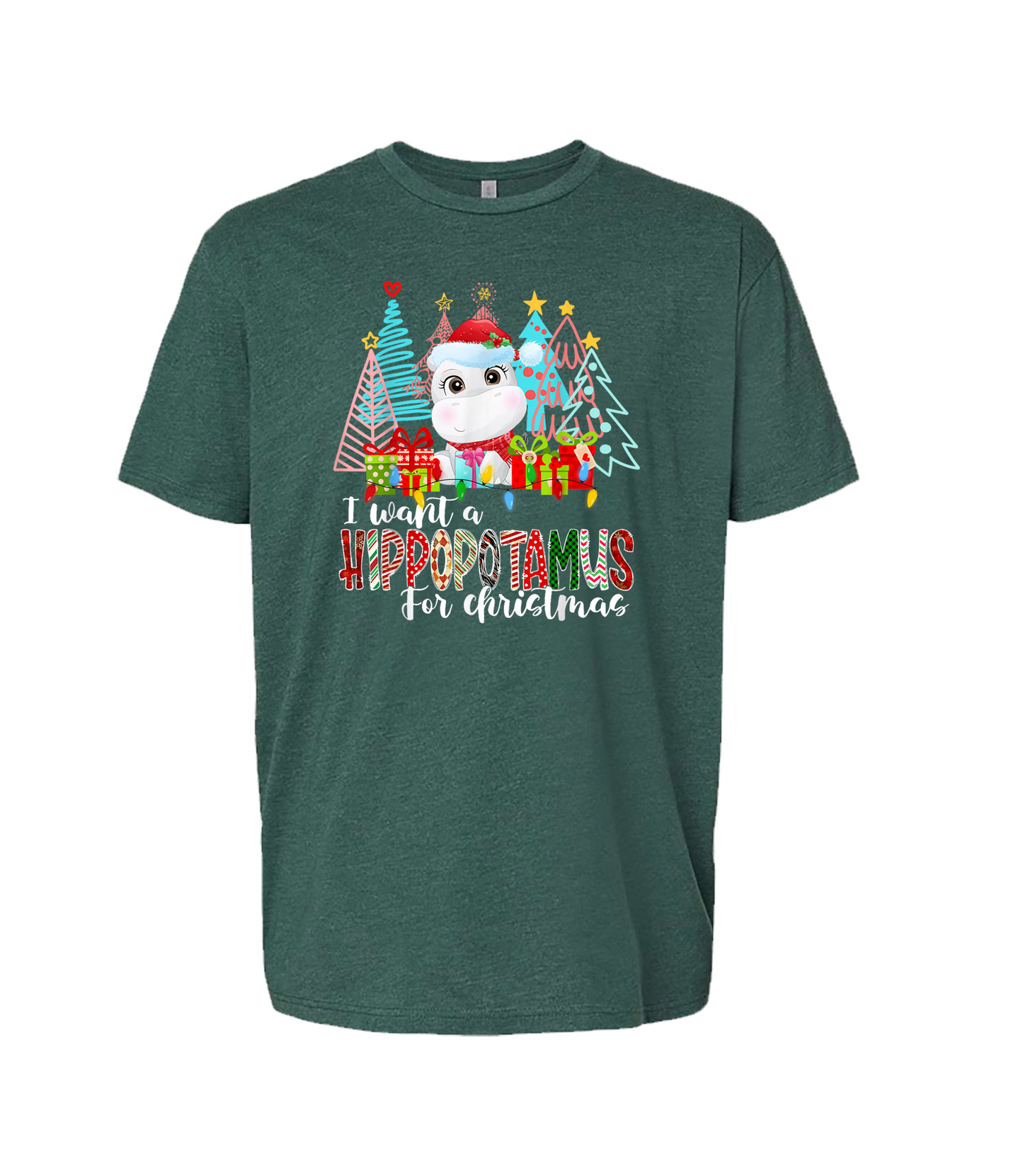 I Want a Hippopotamus for Christmas Unisex T-Shirt